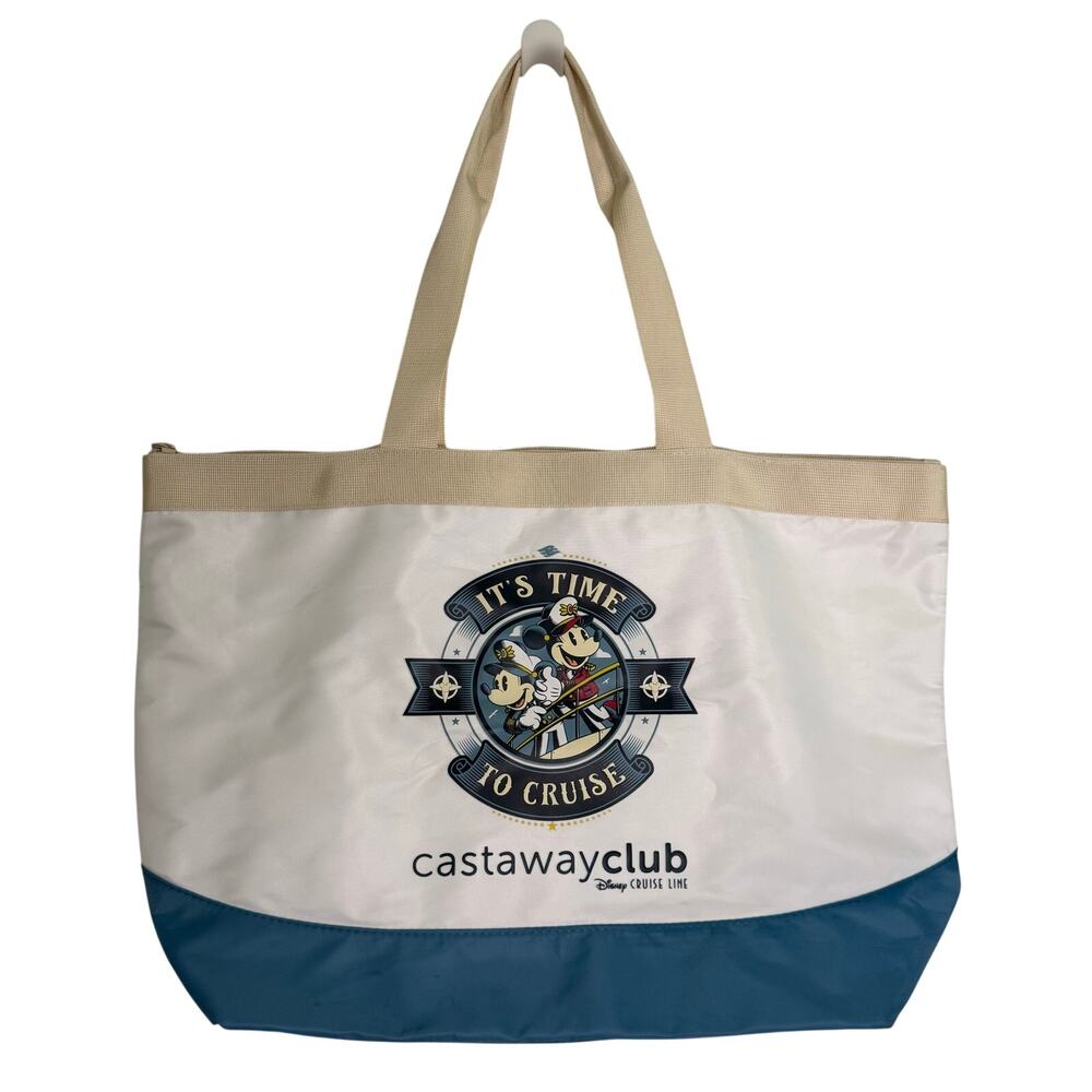 Disney Cruise Line 25th Anniversary Castaway Club Beach Tote Bag NEW Mickey
